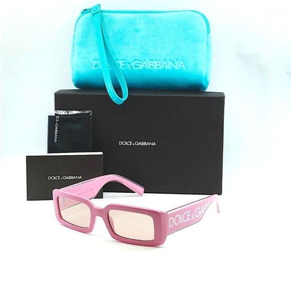 NEW DOLCE&GABBANA DG6187 3262/5 PINK WOMEN SUNGLASSES DOLCE&GABBANA DG6187 - Picture 6 of 7